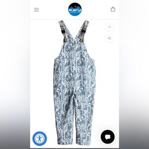 Succulent print Kavu Overalls
